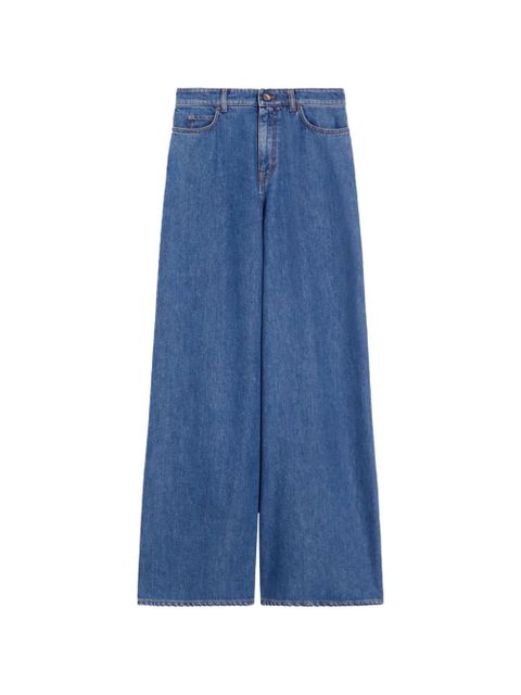 Max Mara wide-leg denim jeans - Blue - zdjęcie produktu nr 1