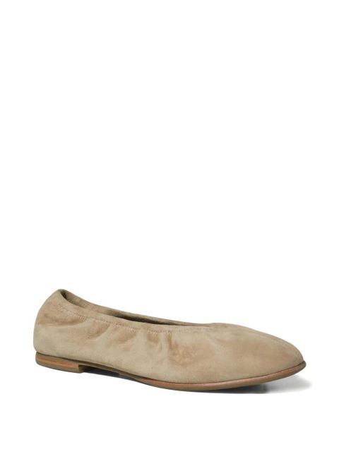 Simkhai Danna suede elasticated ballet flats - Neutrals - zdjęcie produktu nr 2