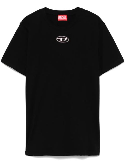 Diesel Oval D-logo T-shirt - Black - zdjęcie produktu nr 1