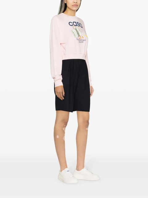 Casablanca Equipement Sportif organic cotton sweatshirt - Pink - zdjęcie produktu nr 2