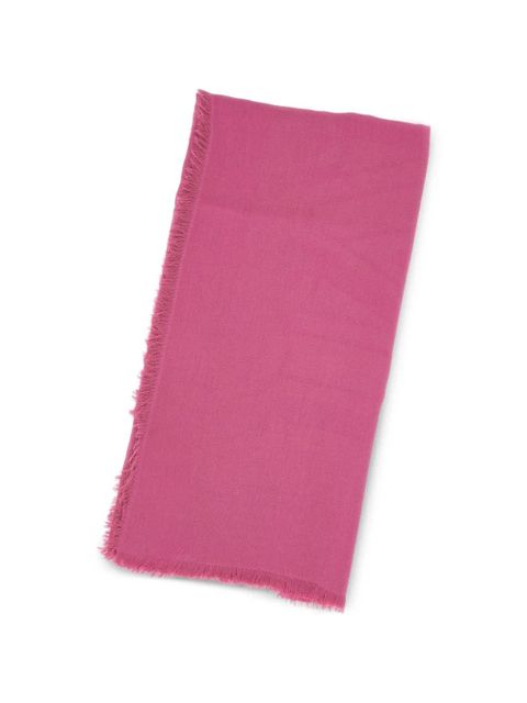 Max Mara jacquard fringed-trim scarf - Pink - zdjęcie produktu nr 2
