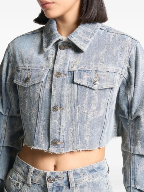 Manière De Voir Alice denim jacket - Blue