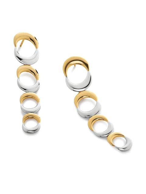 Monica Vinader Kissing Moon Cocktail drop earrings - Gold - zdjęcie produktu nr 1