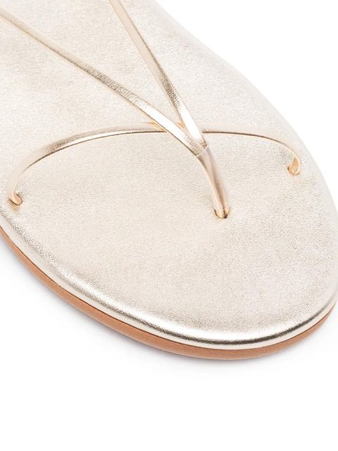 Ancient Greek Sandals string flip flop sandals - Gold - zdjęcie produktu nr 2