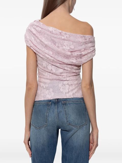 Self-Portrait laced draped top - Pink - zdjęcie produktu nr 2