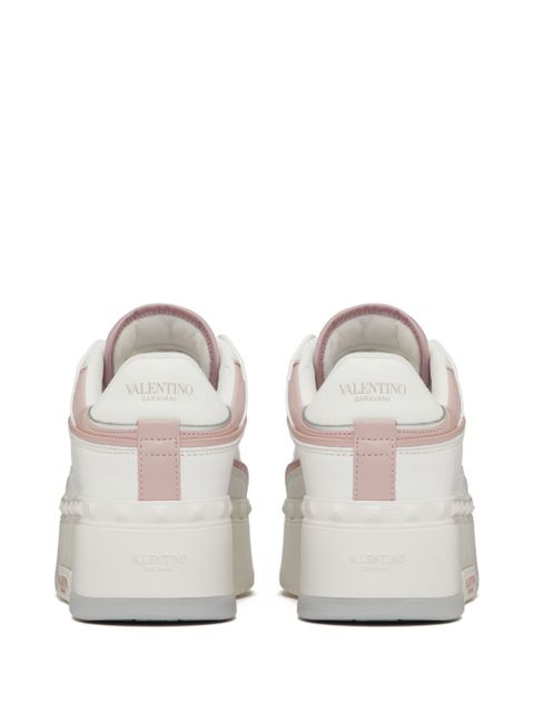 Valentino Garavani Freedots XL low-top leather sneakers - White