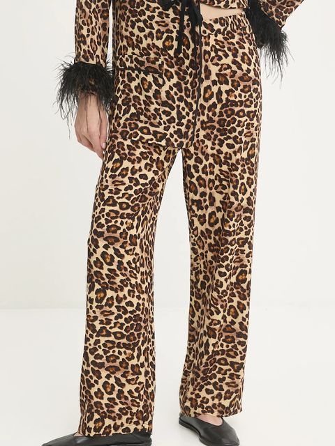 The Sleeper piżama damska kolor brązowy BWSP02A025F