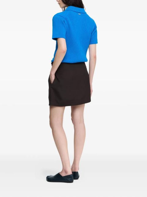 JW Anderson gathered mini skirt - Brown - zdjęcie produktu nr 2