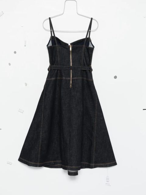 Self-Portrait belted panelled dress - Blue - zdjęcie produktu nr 2