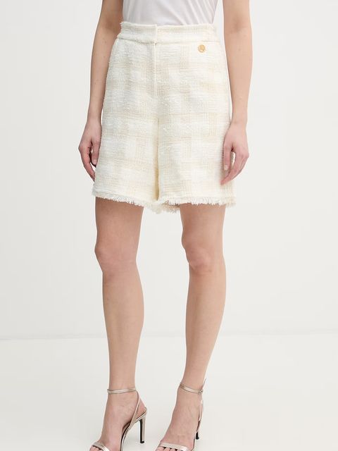 Karl Lagerfeld szorty eleganckie damskie z dodatkiem wełny - zdjęcie produktu nr 1