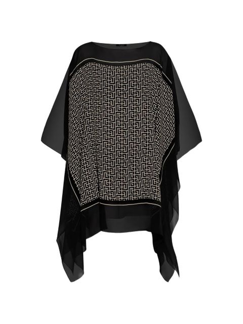 Balmain geometric-print beach dress - Black - zdjęcie produktu nr 1
