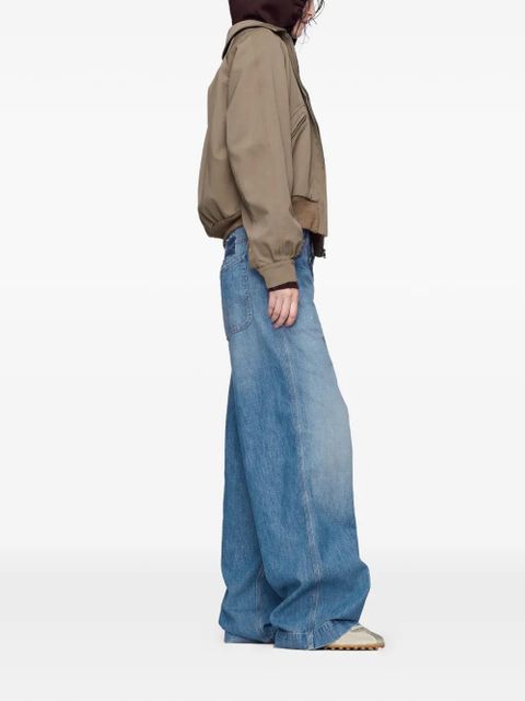 Maison Margiela virgin-wool bomber jacket - Neutrals