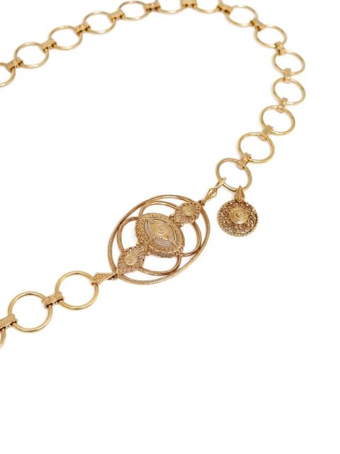 Chloé logo-engraved belt - Gold - zdjęcie produktu nr 2