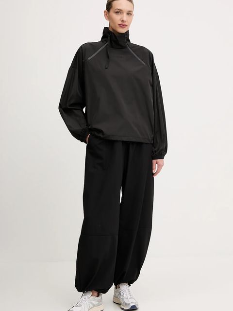 Calvin Klein Performance spodnie damskie kolor czarny szerokie high waist LVGWF5P616 - zdjęcie produktu nr 2