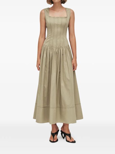 Aje Parallel midi dress - Green