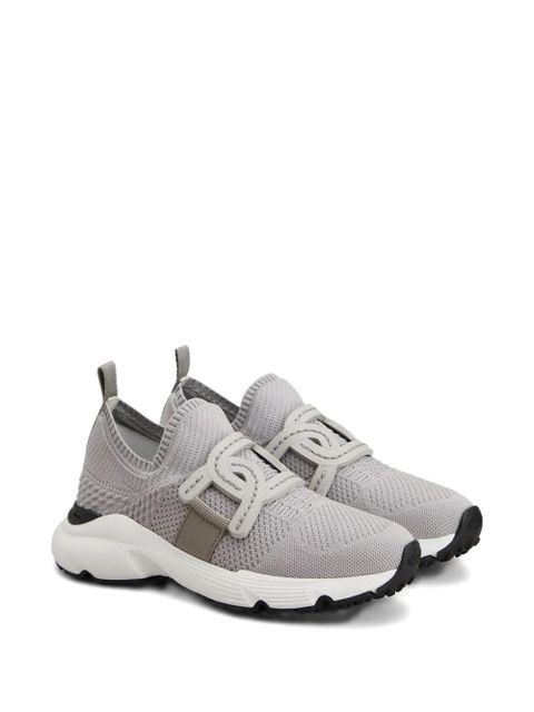 Tod's knitted slip-on sneakers - Grey