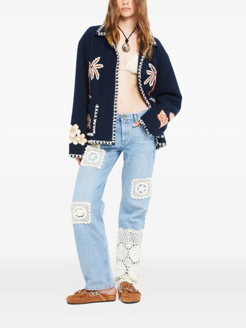 Alanui Remember Me jacket - Blue - zdjęcie produktu nr 2