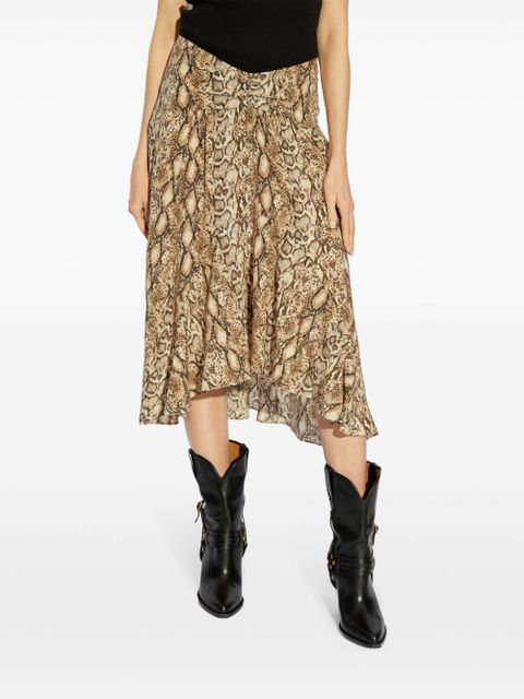ISABEL MARANT Olena skirt - Neutrals
