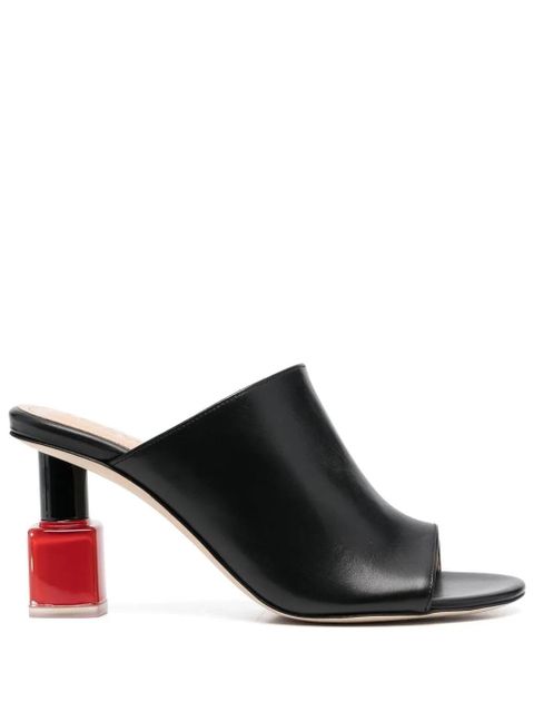 LOEWE 90mm leather sandals - Black - zdjęcie produktu nr 1
