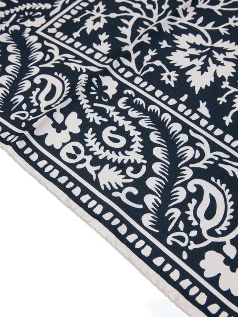 TOTEME patterned scarf - Black - zdjęcie produktu nr 2