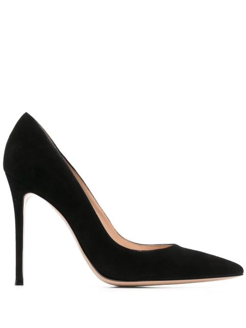 Gianvito Rossi Gianvito 105mm suede pumps - Black - zdjęcie produktu nr 1