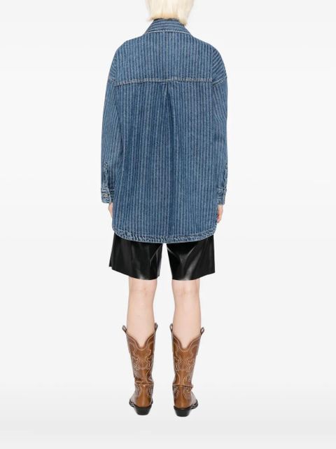 Free People dunes shirt jacket - Blue