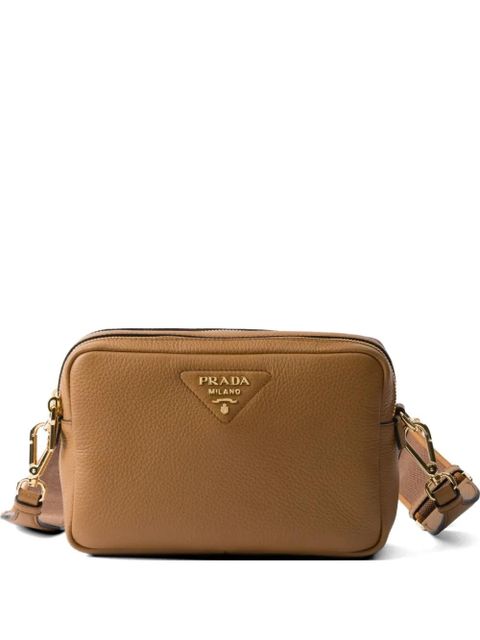 Prada small leather shoulder bag - Brown - zdjęcie produktu nr 1