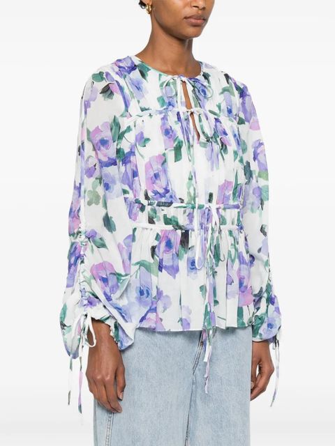 Aje Clover blouse - Purple