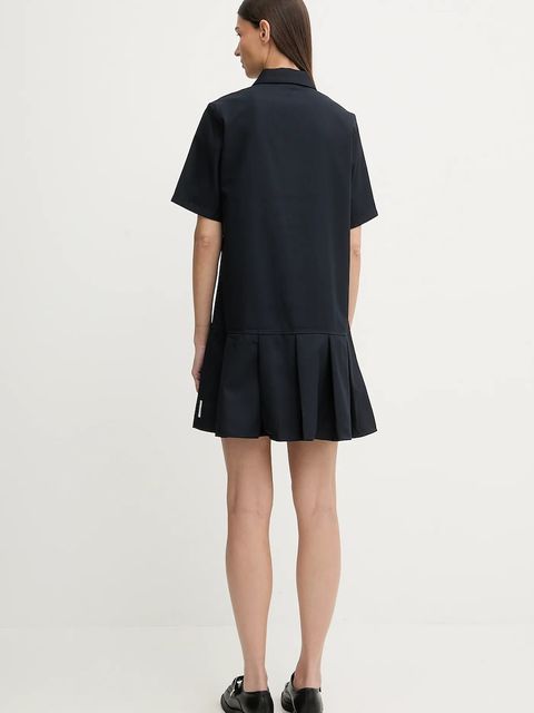 Marc O'Polo sukienka kolor granatowy mini rozkloszowana 5000007594