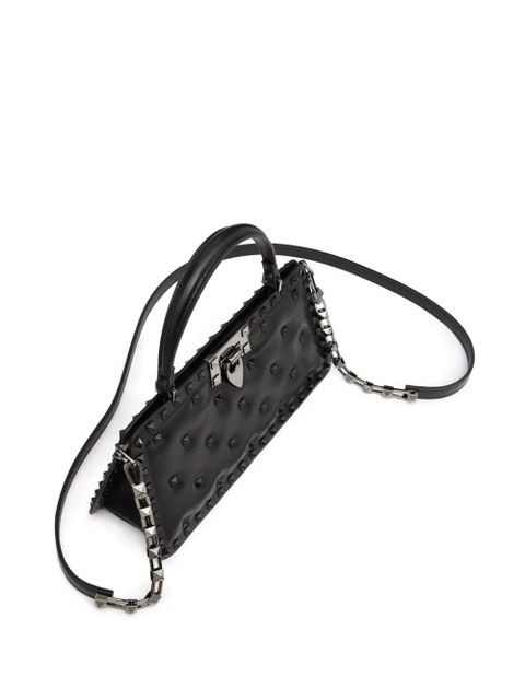 Valentino Garavani Rockstud padded leather handbag - Black
