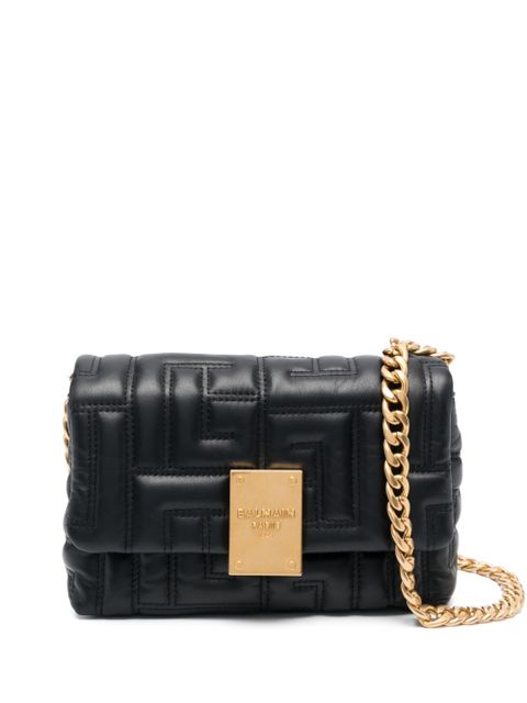 Balmain small 1945 quilted shoulder bag - Black - zdjęcie produktu nr 1