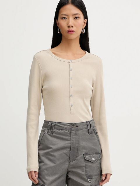 G-Star longsleeve kolor beżowy D27975-E136 - zdjęcie produktu nr 1