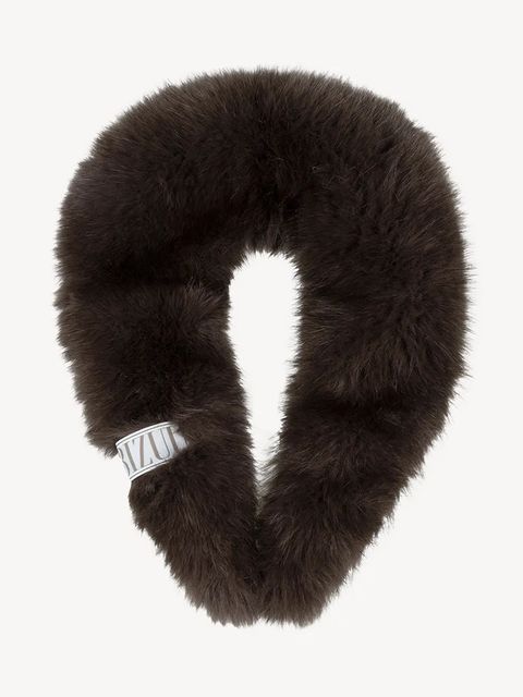 Bizuu szalik FLOOFU damski kolor brązowy gładki FLOOFU BRĄZOWY - zdjęcie produktu nr 2