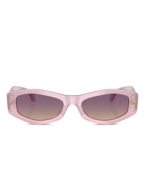Versace Eyewear geometric-frame sunglasses - Pink - zdjęcie produktu nr 1
