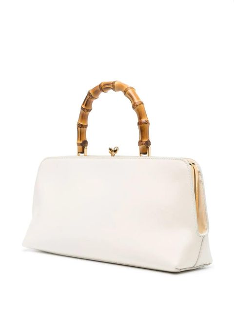 Jil Sander Goji leather tote bag - White