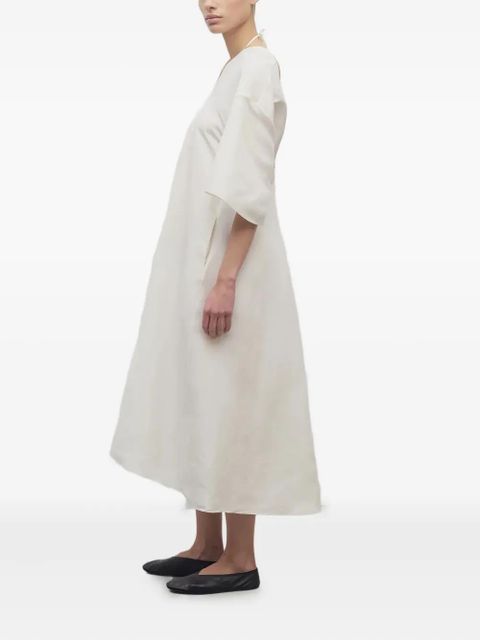 The Row Mia silk dress - White