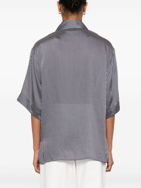 KHAITE striped shirt - Blue