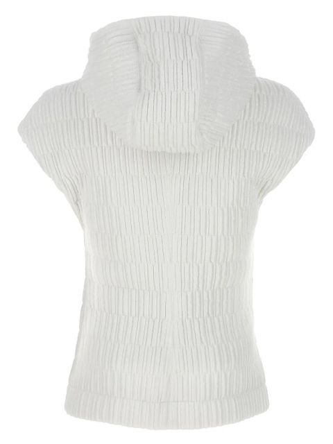 Ferragamo hooded gilet - White - zdjęcie produktu nr 2