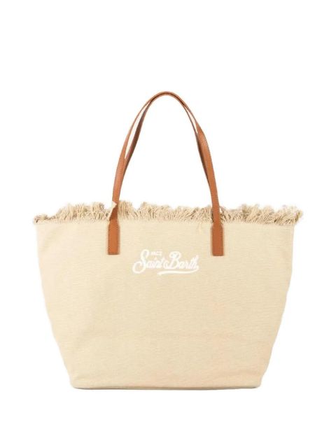 MC2 Saint Barth City fringed tote bag - Neutrals - zdjęcie produktu nr 1