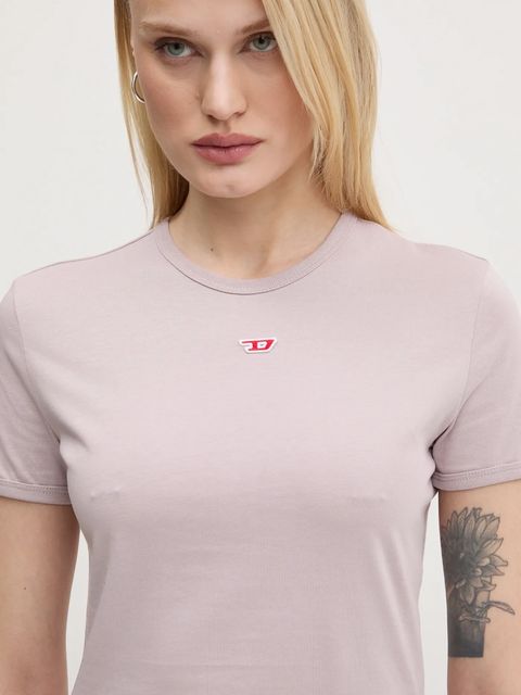 Diesel t-shirt bawełniany T-UNCUTIE-LONG-D T-SHIRT