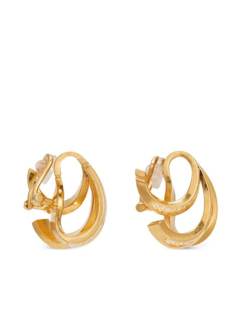 Ferragamo Triple Gancini earrings - Gold