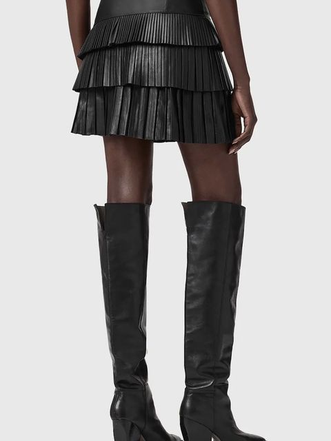 AllSaints spódnica skórzana - zdjęcie produktu nr 1