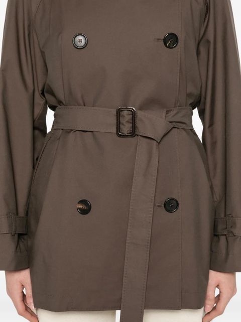 Max Mara MTCCALLE buttoned belted coat - Brown