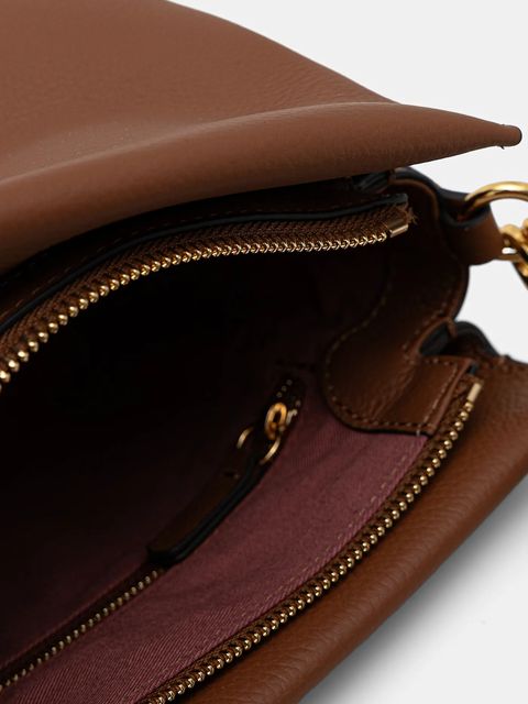 Coccinelle torebka skórzana kolor brązowy E1 M50 58 01 01