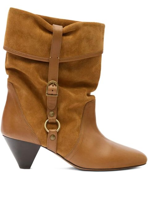 ISABEL MARANT 55mm Darner buckled boots - Brown - zdjęcie produktu nr 1