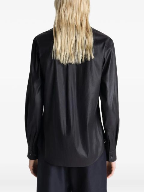 LEMAIRE pointed-collar shirt - Black