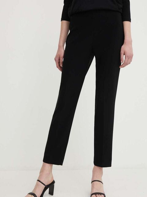 Joseph Ribkoff spodnie damskie kolor czarny proste medium waist 143105 - zdjęcie produktu nr 1