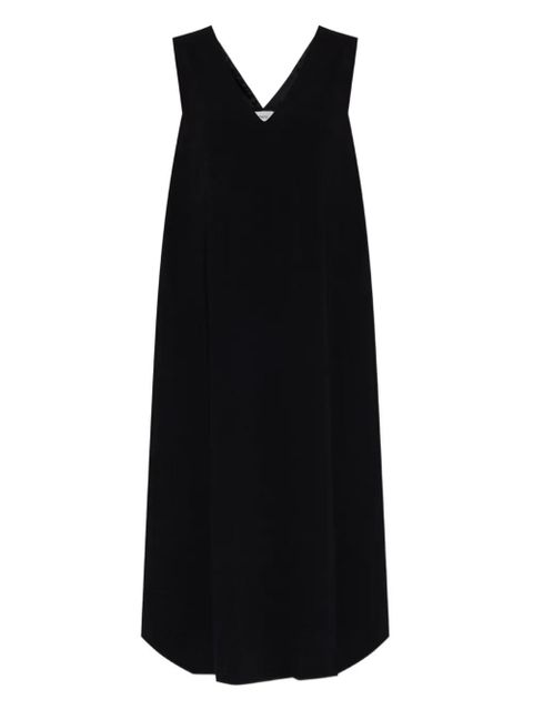 Sportmax V-neck sleeveless dress - Black - zdjęcie produktu nr 1