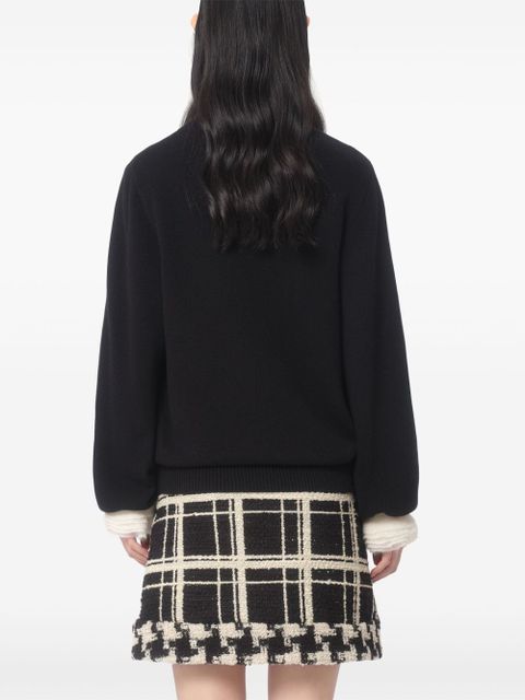 Valentino Garavani wool-mohair sweater - Black