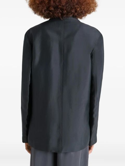 LEMAIRE double-breasted blazer - Blue